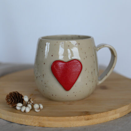 Kubek z sercem 500 ml