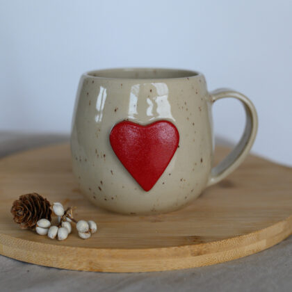 Kubek z sercem 500ml