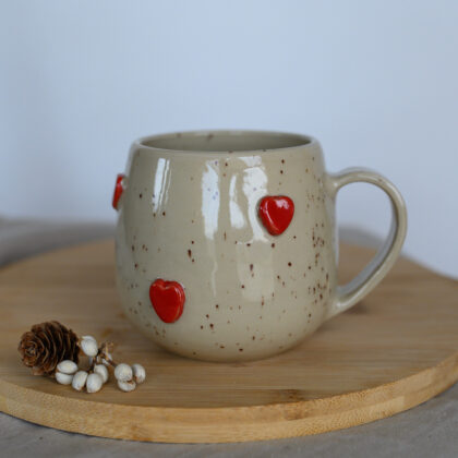 Kubek w serduszka 500 ml